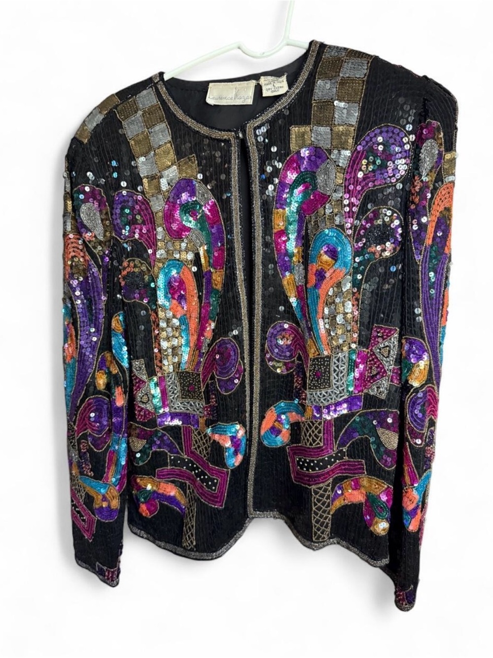 Embellished Black Sequin Jacket